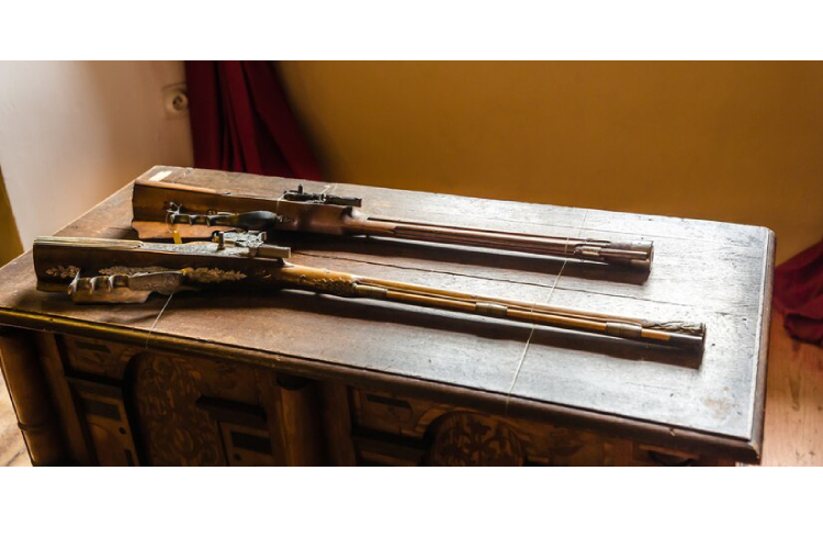 antique gun cabinet