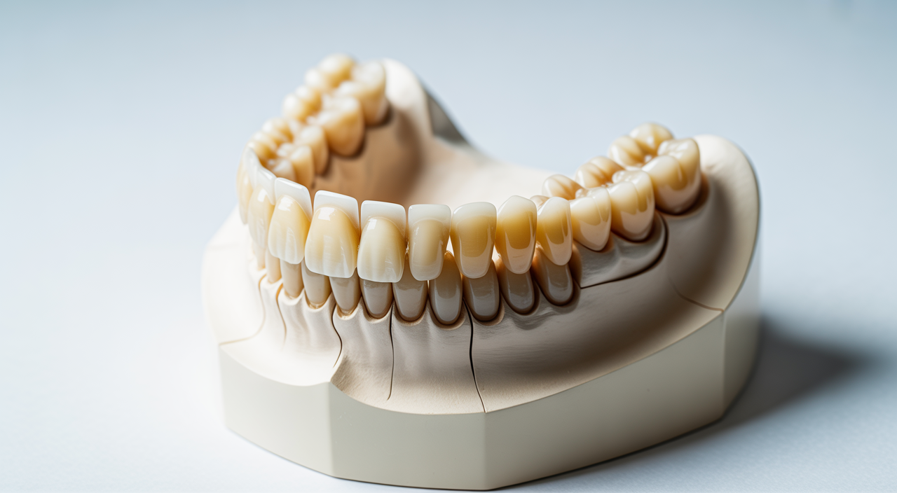 Patient smiling after getting porcelain veneers in Houston