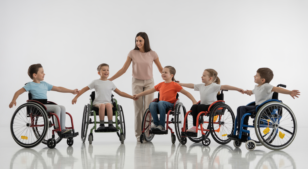 Child participating in an adaptive dance class in Toronto