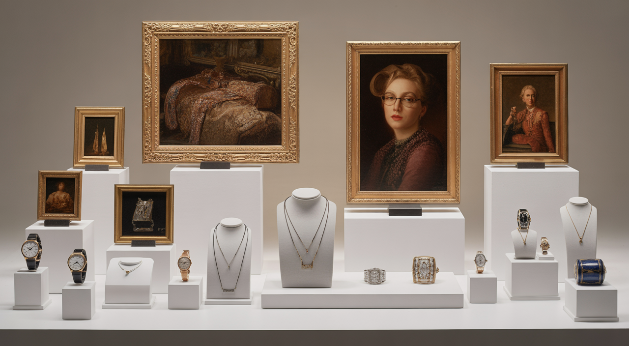 High end estate auction showcasing luxury real estate and collectible assets